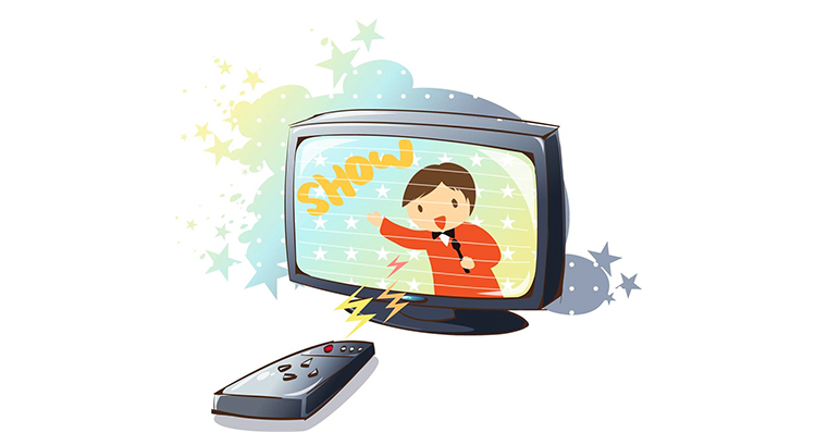 上楼梯英语学习--watch tv