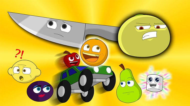 烦人的橙子版江南style,很适合边唱边跳哦!