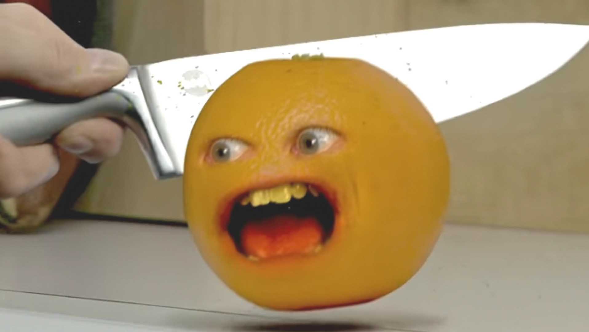 烦人的橙子表情包图片